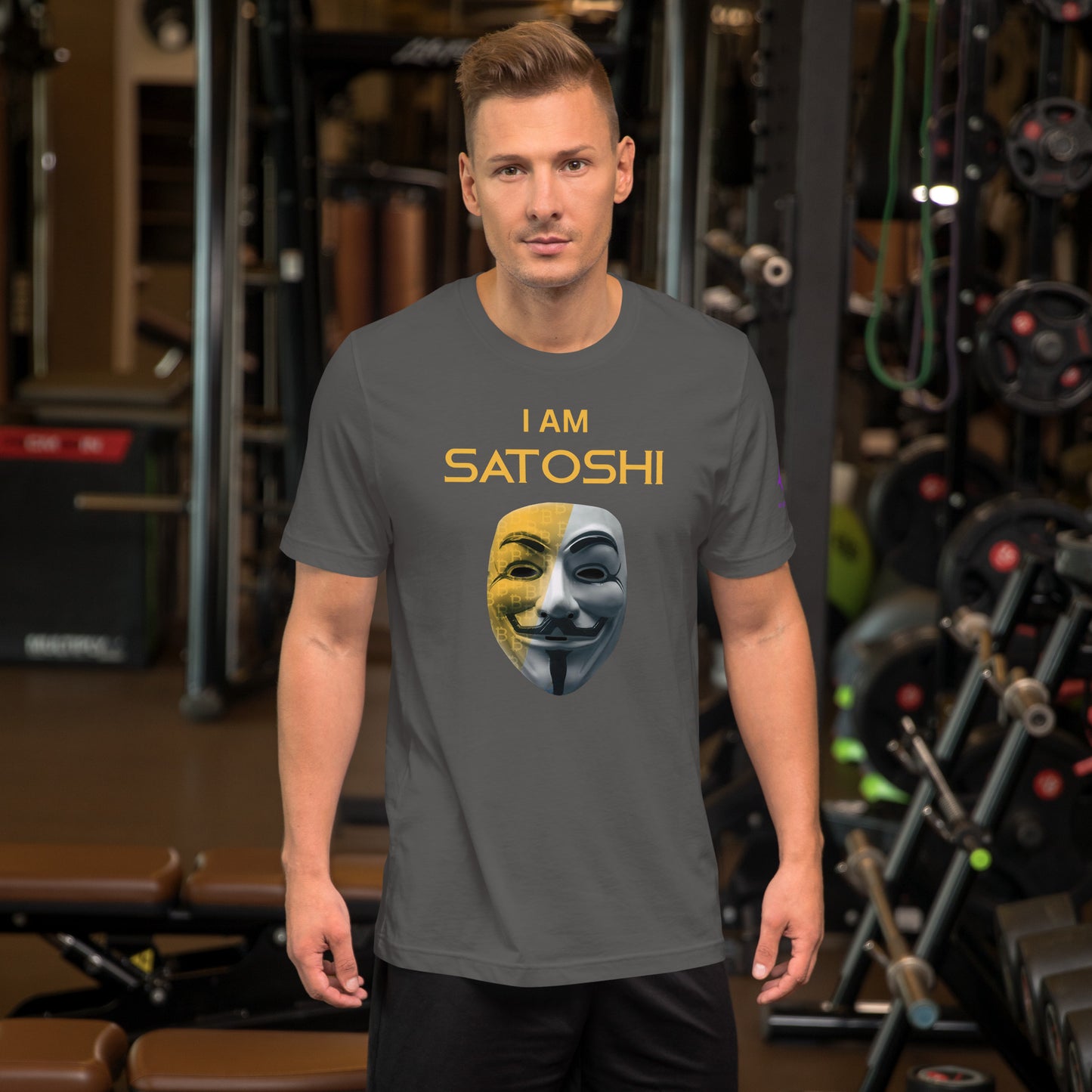 I Am Satoshi Mask Unisex t-shirt