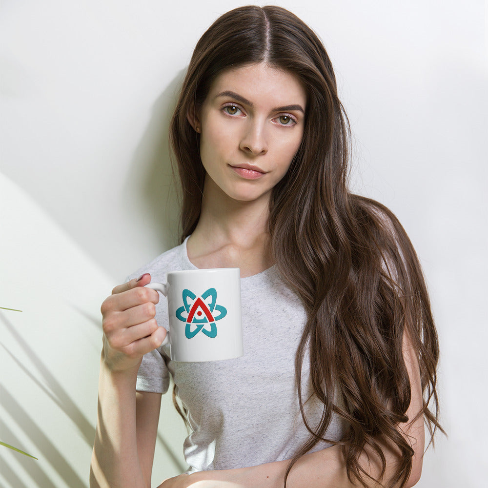 Atomic Logo White glossy Mug