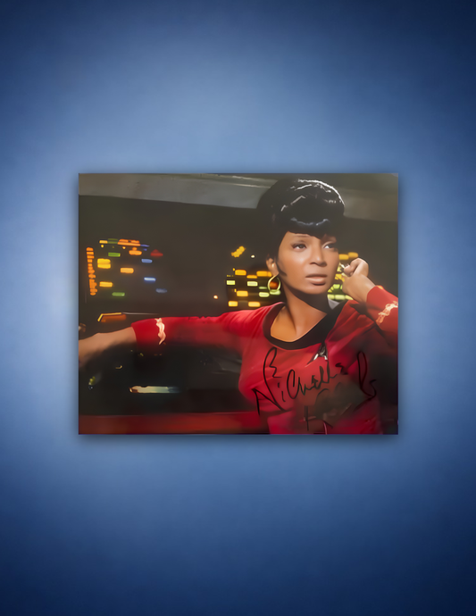 LIMITED EDITION -Signed 8"x10" Nichelle Nichols as Lt. Uhura (B)