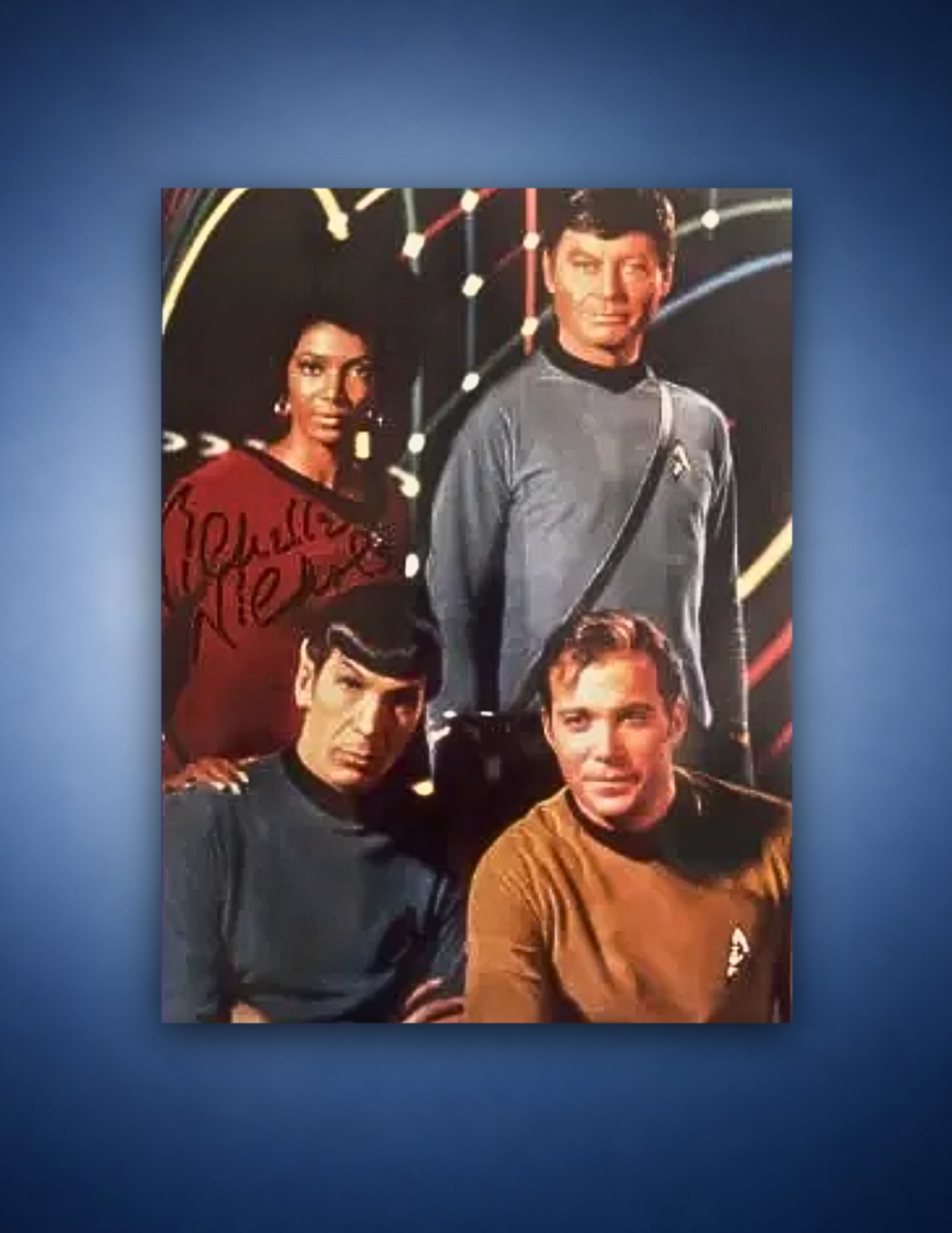 LIMITED EDITION - Signed 8"x10" Nichelle Nichols Star Trek Cast