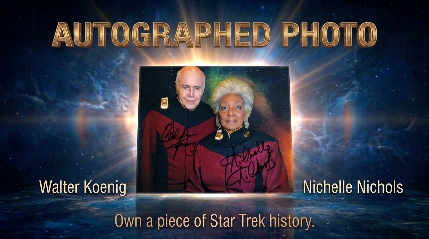 EXCLUSIVE Auth Photo of Nichelle Nichols and Walter Koenig